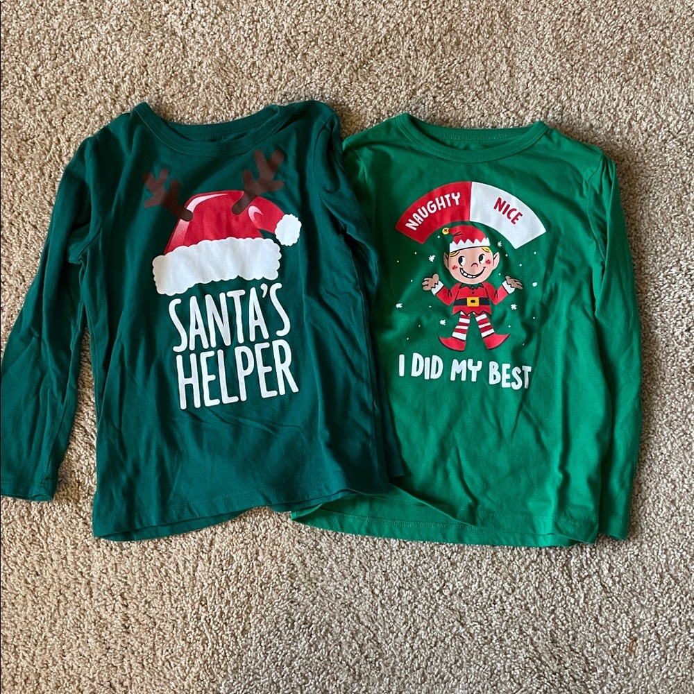 Children’s place toddler boy Christmas shirts